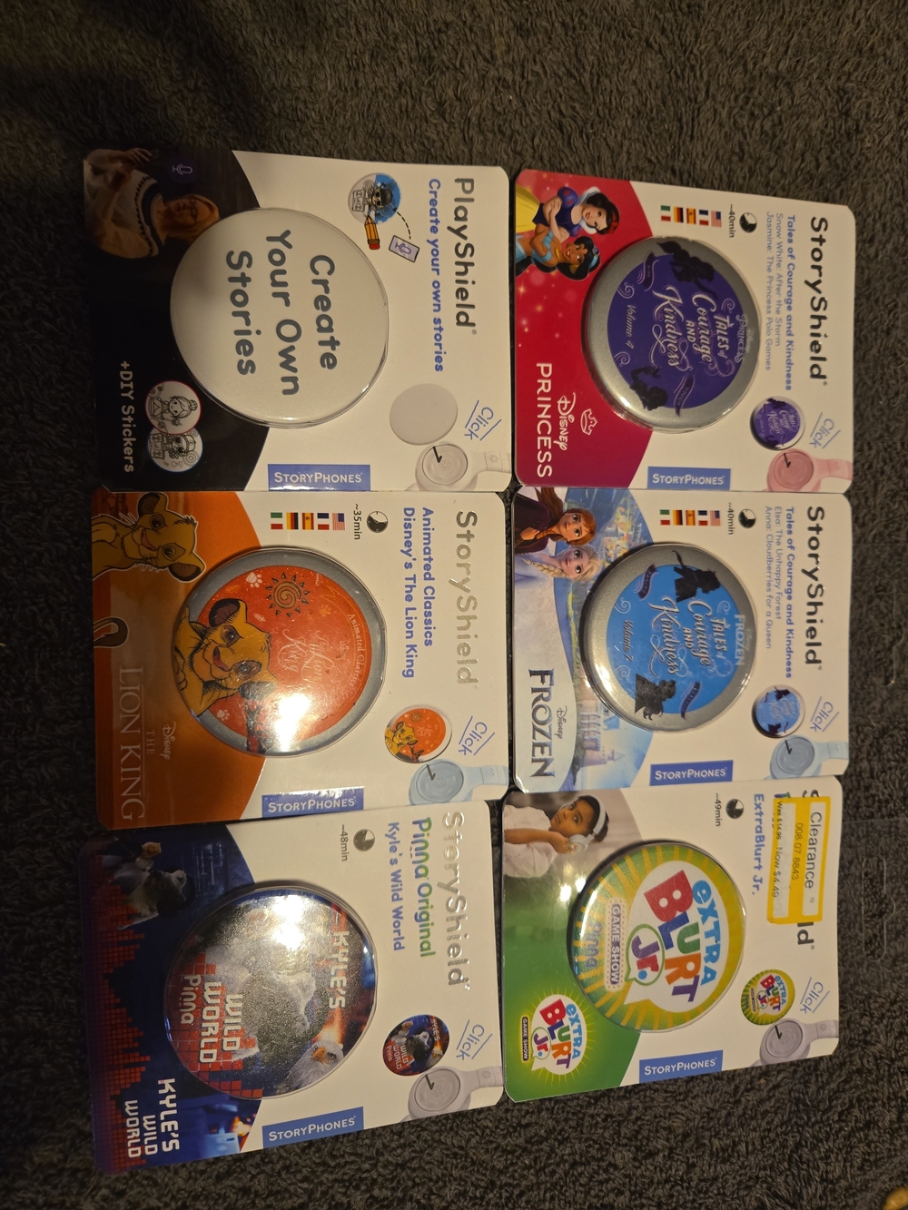StoryShield StoryPhones Assorted Disney & Kids Titles -476